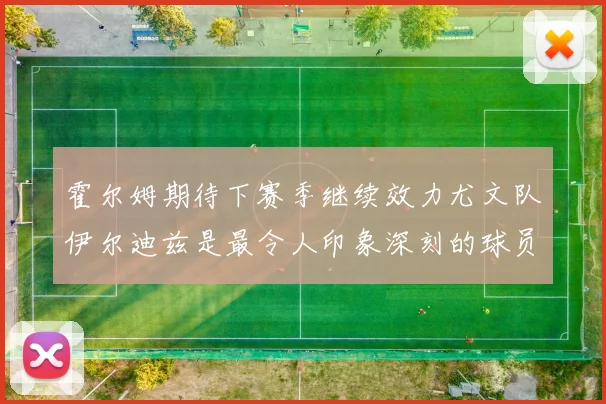 霍尔姆期待下赛季继续效力尤文队伊尔迪兹是最令人印象深刻的球员
